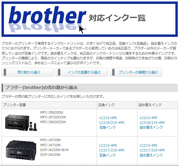 インクジェットプリンターインク詰め替え